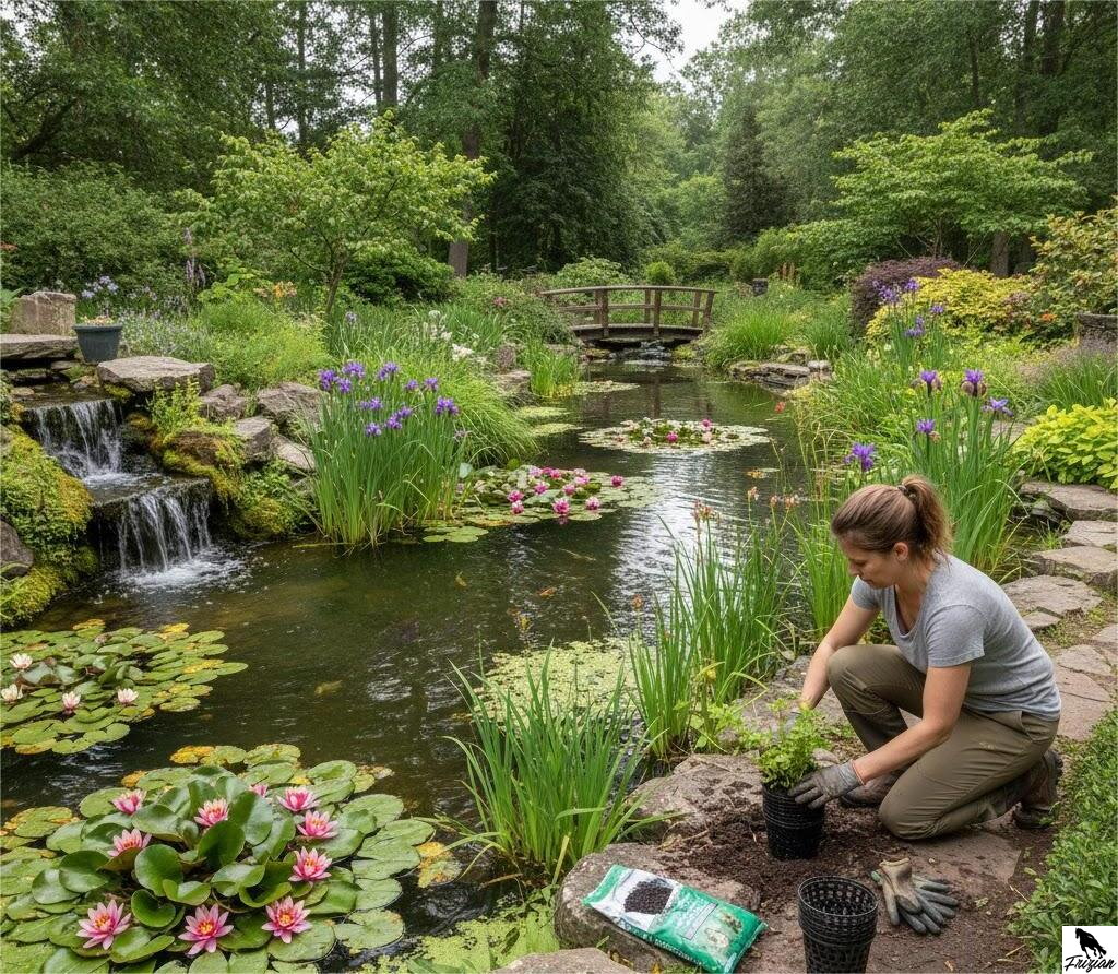 Substráty, hnojivá a kvetináče do záhradného jazierka