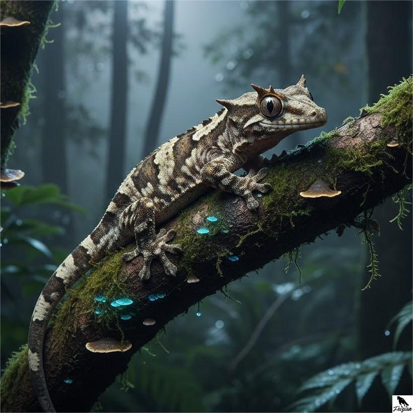 Hrochostena / Gargoyle Gecko (Rhacodactylus auriculatus)