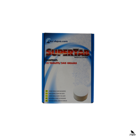SuperTab - Chlórdioxid - 12 x 20 gr - 10%