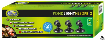 Lampă LED pentru iaz 3x 1.0W NLED-PB3