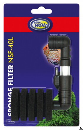 Vzduchom ovládané vnútorné špongiové filtre