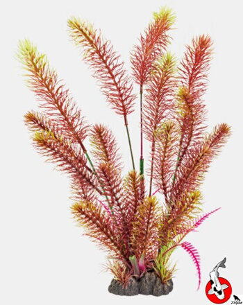 ART RASTLINA 40CM MYRIPHYLLUM ČERVENÁ