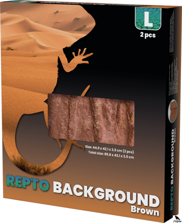 REPTO BACKGROUND BROWN 91x46x46