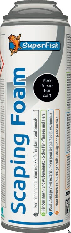 Spumă PUR neagră 375 ml