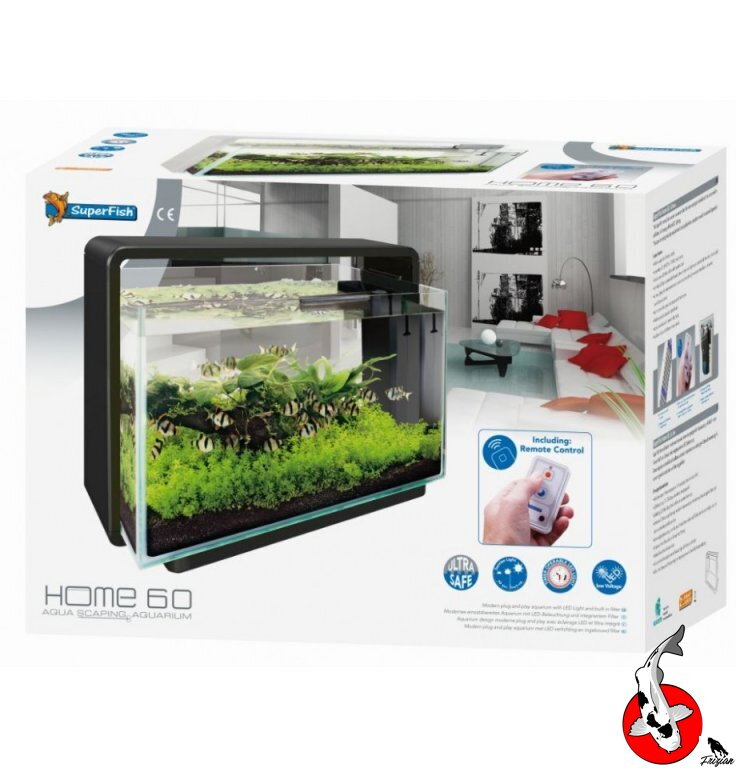SF HOME 65 AQUARIUM čierne