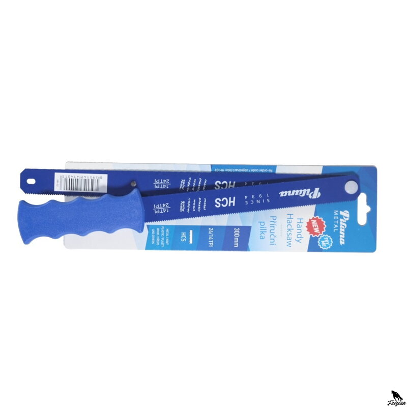 ferăstrău manual, 24/14 dinți, cu lamă de rezervă, 300 mm