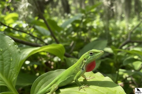 Anolis zelený (Anolis carolinensis)